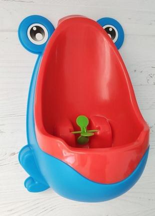 Детский писсуар для мальчика "лягушка" портативный туалет для мальчиков ,подвесной писсуар2 фото