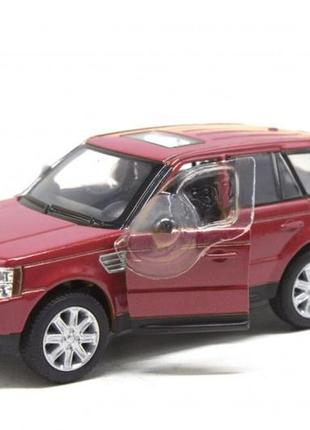 Коллекционная игрушечная машинка range rover sport kt5312 инерционная  (красный)