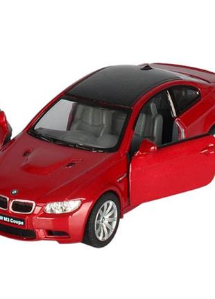 Модель легкова kt5348w bmw m3 coupe (красный)