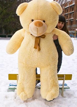 Плюшевий ведмедик 200см білий "веня" великий плюшевий ведмідь, велика м'яка іграшка плюшевий ведмедик два метри6 фото