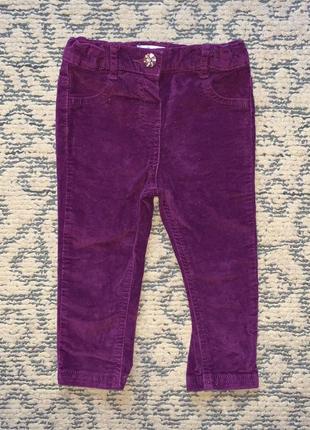 Штани велюрові m&amp;co 9-12 міс