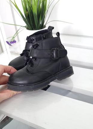 Ботиночки для девочки zara натуральная кожа
