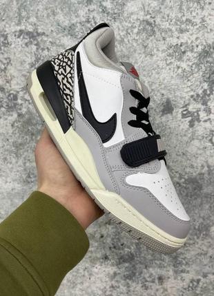 Мужские кроссовки nike air jordan legacy low tech grey