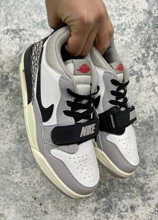 Мужские кроссовки nike air jordan legacy low tech grey 40-41-42-43-44-458 фото