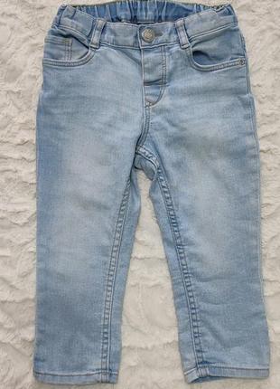 Світлі джинси h&m 12-18m1 фото