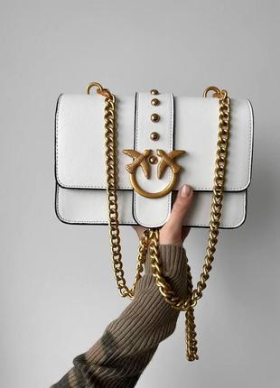 Жіноча сумка pinko classic love bag white