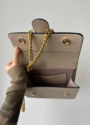 Жіноча сумка pinko classic love bag beige4 фото