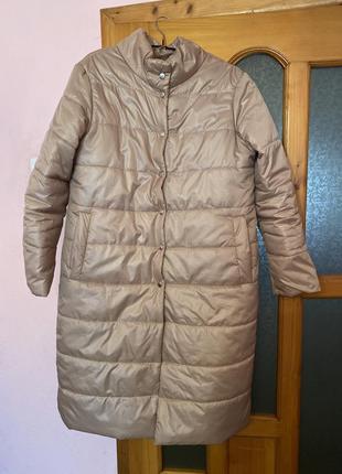 Куртка - пальто 46-48 размер (теплая зима, холлленная весна )1 фото