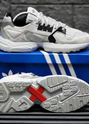 Кросівки чоловічі adidas zx torsion білі, адідас зх торсіон5 фото