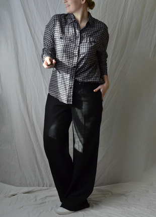 7069\90 віскозна сорочка у гусячу лапку next l