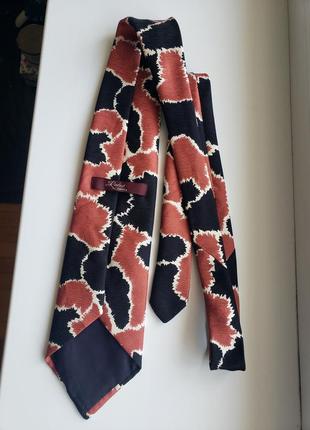 Шелковый 100 % silk винтажный галстук  radius  лондон6 фото