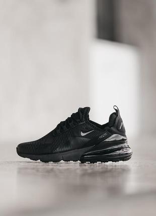 Кросівки чоловічі nike air max 270 чорні, найк аїр макс