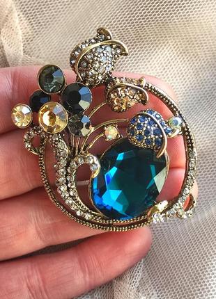 Брошка-кулон тюльпани, квітка