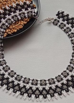 Гердан силянка, прикраса з бісеру