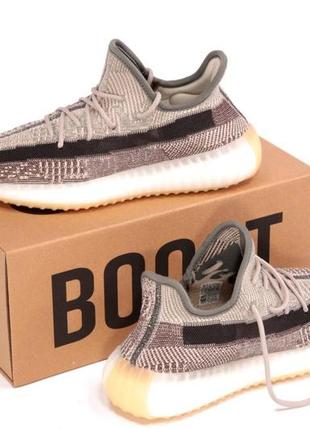 Чоловічі коричневі текстильні кросівки adidas yeezy boost 350 🆕 адідас ізі буст