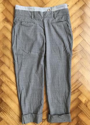 Gunex(brunello cucinelli)-укороченные брюки из тонких шерсти! р.-341 фото