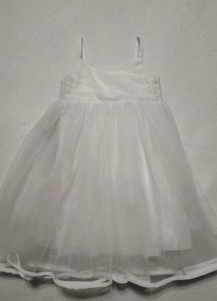 Платье белое для девочки от 1,5 -3 лет2 фото
