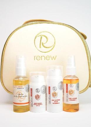 Vitamin c kit набор renew ключ до більш світлої гладенької шкіри наповненою сяєнням та красою