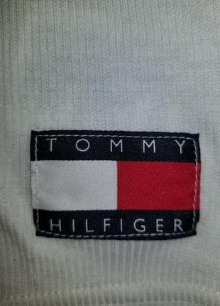 Майка tommy hilfiger с вышитым лого3 фото