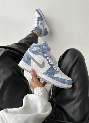 Кроссовки nike air jordan 1 retro high "hyper royal”