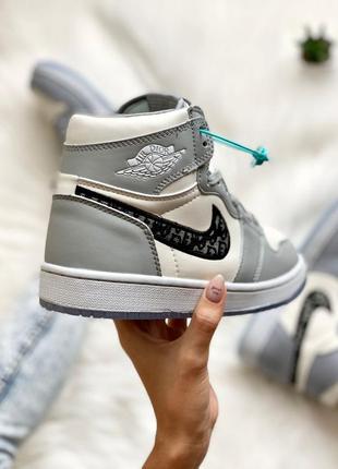 Кроссовки женские Nike Air Appears jordan 1 Retro Low SE Smoke Shoes Fog Camo White GS UK 3 4 5 6 7 US New3 фото