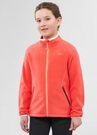 Теплая флисовая кофта quechua флиска для подростка