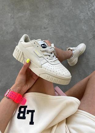 Кроссовки puma cali beige