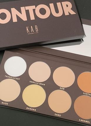 Палетка для контурирования kab cosmetics contour volume 14 фото