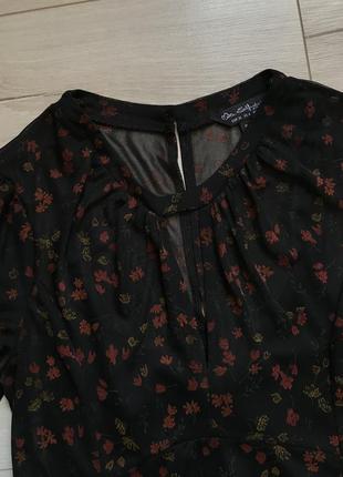 Подвійне плаття-сітка сітчасте плаття з драпіруванням у квітковий принт miss selfridge6 фото