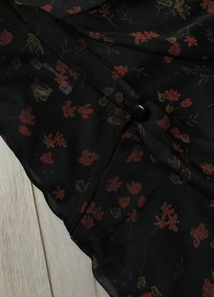 Подвійне плаття-сітка сітчасте плаття з драпіруванням у квітковий принт miss selfridge8 фото
