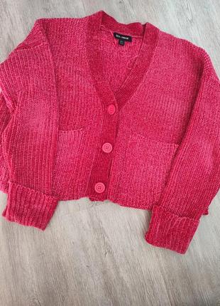 Кофта из плюшевой вязки