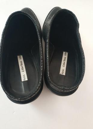 Стильные черные кожаные туфли-мюлы &amp; stories othet2 фото