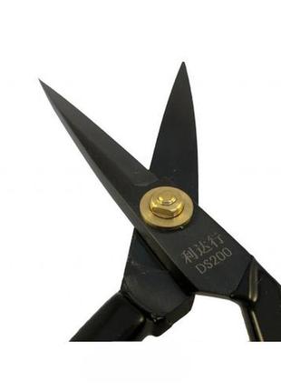 Ножницы портновские швейные 220мм (8") ldh ds200 кованое железо sk5 прорезиненные ручки (5963)2 фото