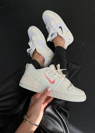 Кроссовки nike sb dunk disrupt 2 "pale ivory pink"