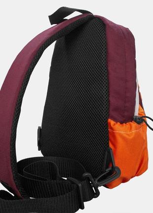 Рюкзак слинг бордовый/оранжевый2 фото