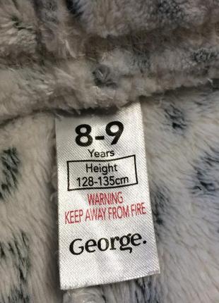 Піжамні теплі флісові штани george" на 8-9 років6 фото
