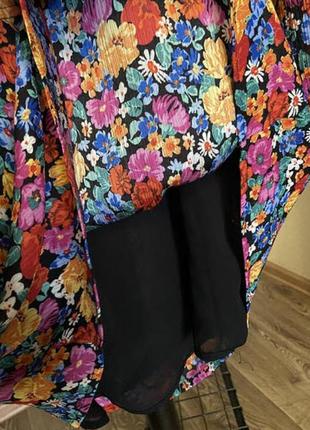 Сукня з баскою в квітковий принт pimkie6 фото