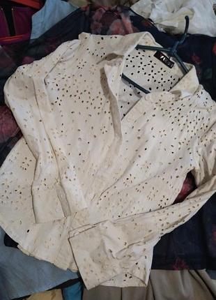 Сорочка блуза прошва бавовна