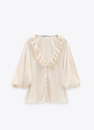 Блуза в винтажном стиле zara3 фото