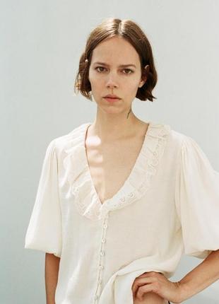 Блуза в винтажном стиле zara2 фото