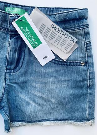 Джинсові шорти benetton, джинсовые шорты2 фото