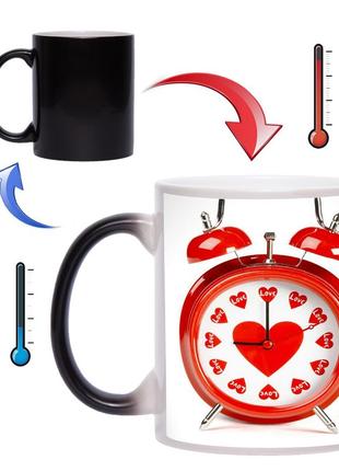 Чашка хамелеон время любви 330 мл