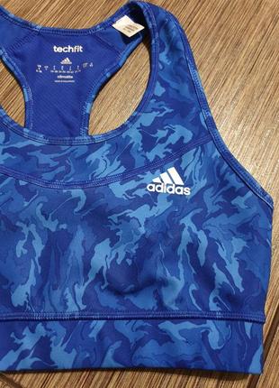 Яскравий, якісний бюстгальтер, топ adidas techfit climalite6 фото