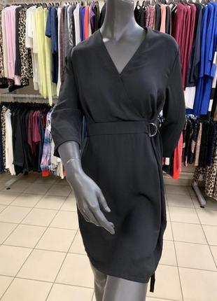 Черное женское платье, kiabi франция1 фото