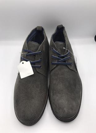 Оригінальні черевики чоловічі замшеві borelli