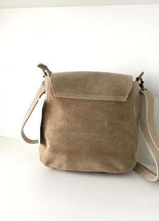 Сумка из замши кроссбоди   ianira diva´s bag   made in italy5 фото