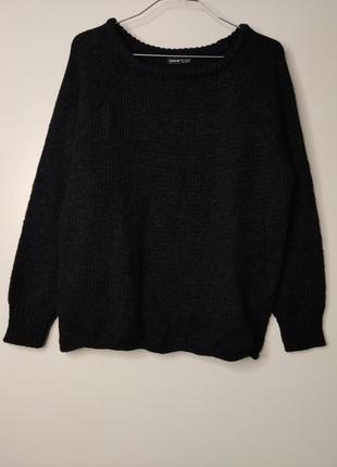 Вязаный свитер, s, shein, черный 111-1216-52-37