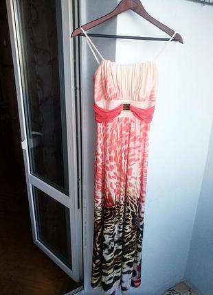 Длинное платье 👗 сарафан двойной лиф, m-l