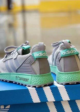 Хитовые качественные кроссовки в стиле adidas адедас с сеткой черные весенние2 фото