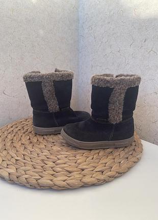 Натуральні замшеві ботинки pepino 23 розмір